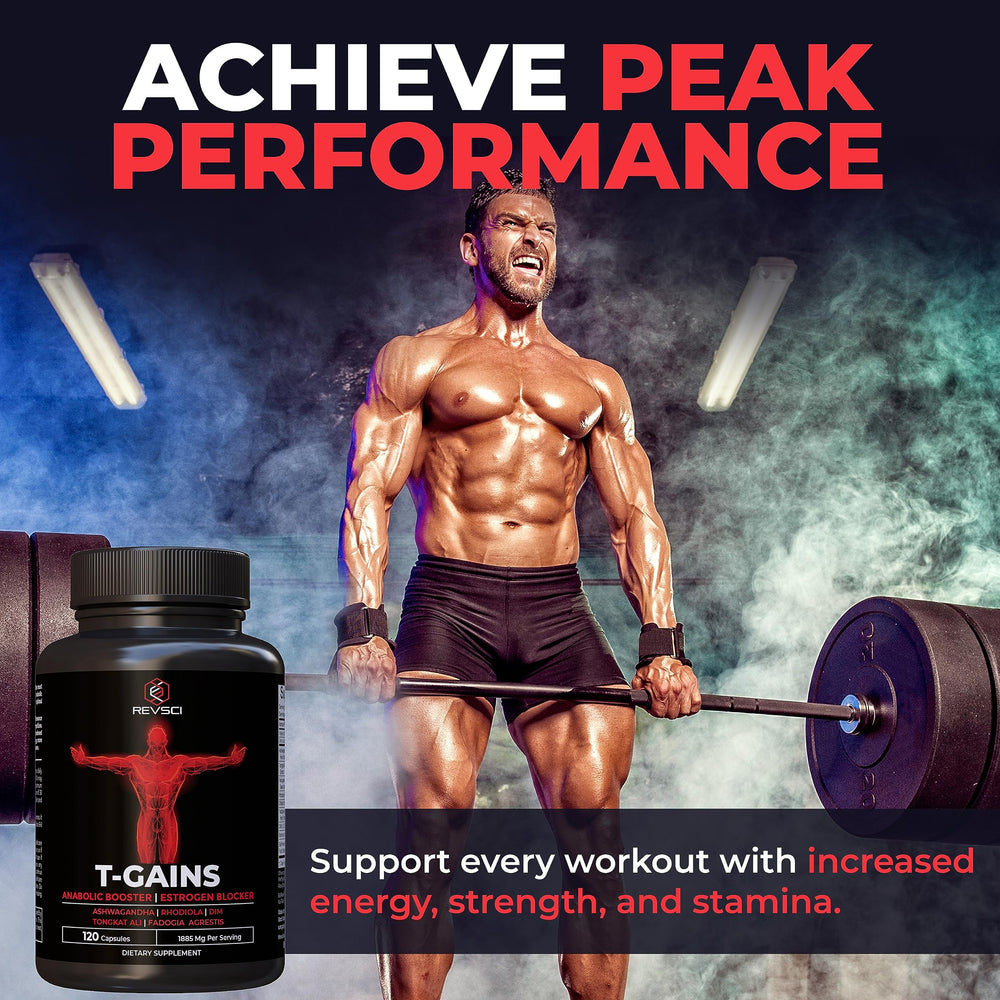 Revolution Science Anabolic Booster capsules closeup highlights compact, easy-to-swallow pills