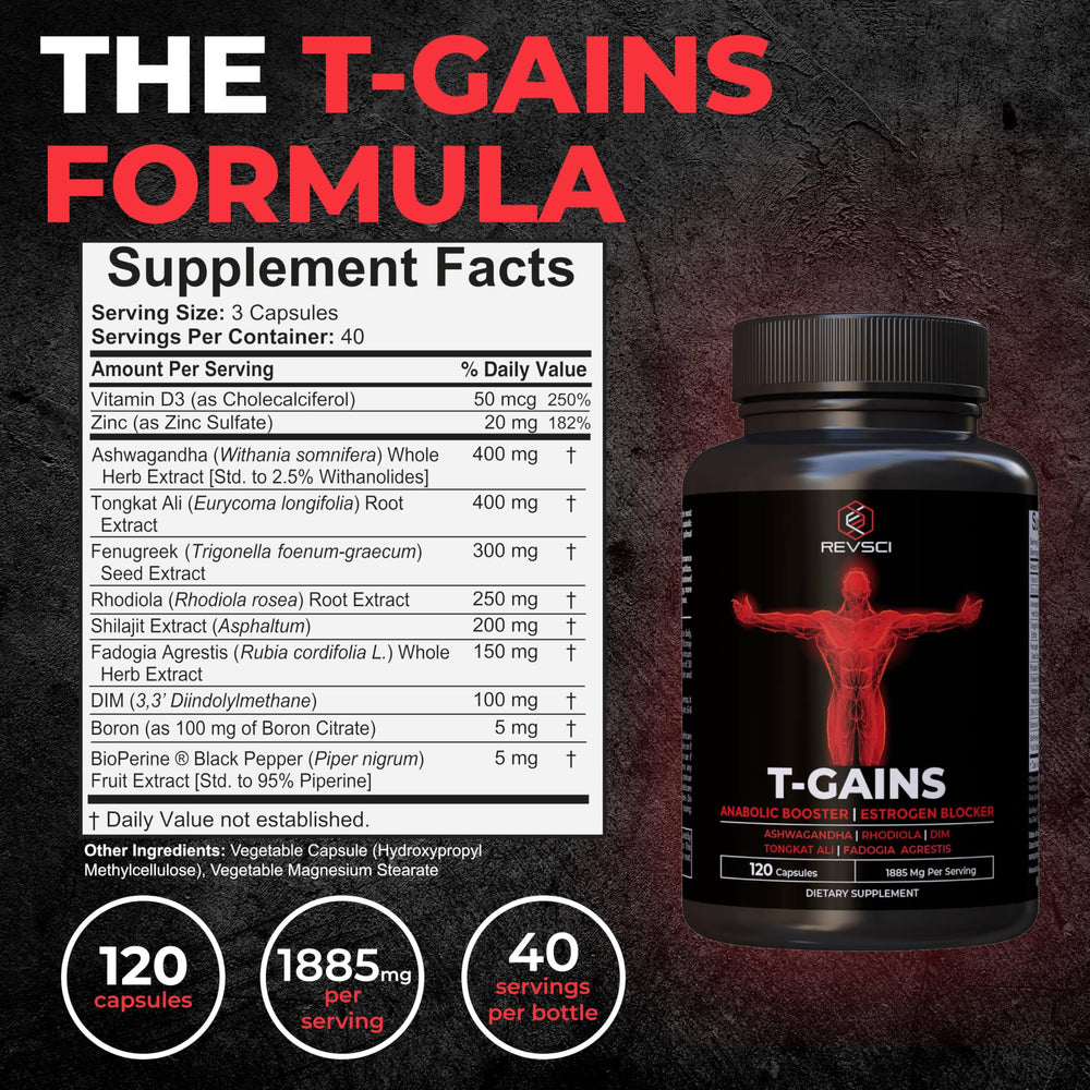 Revolution Science Anabolic Booster Fadogia Agrestis for performance support