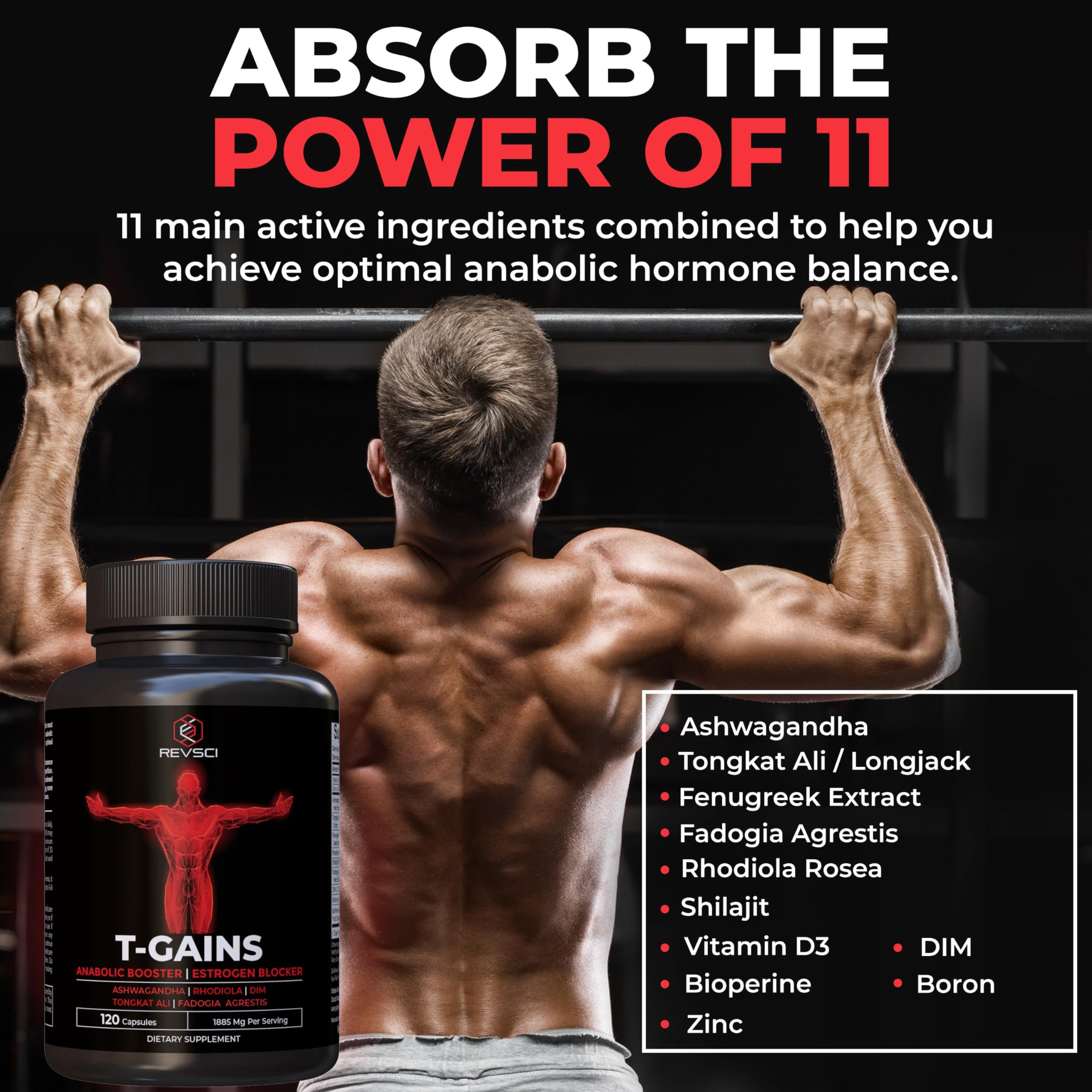 Revolution Science Anabolic Booster lab-tested quality ensures purity
