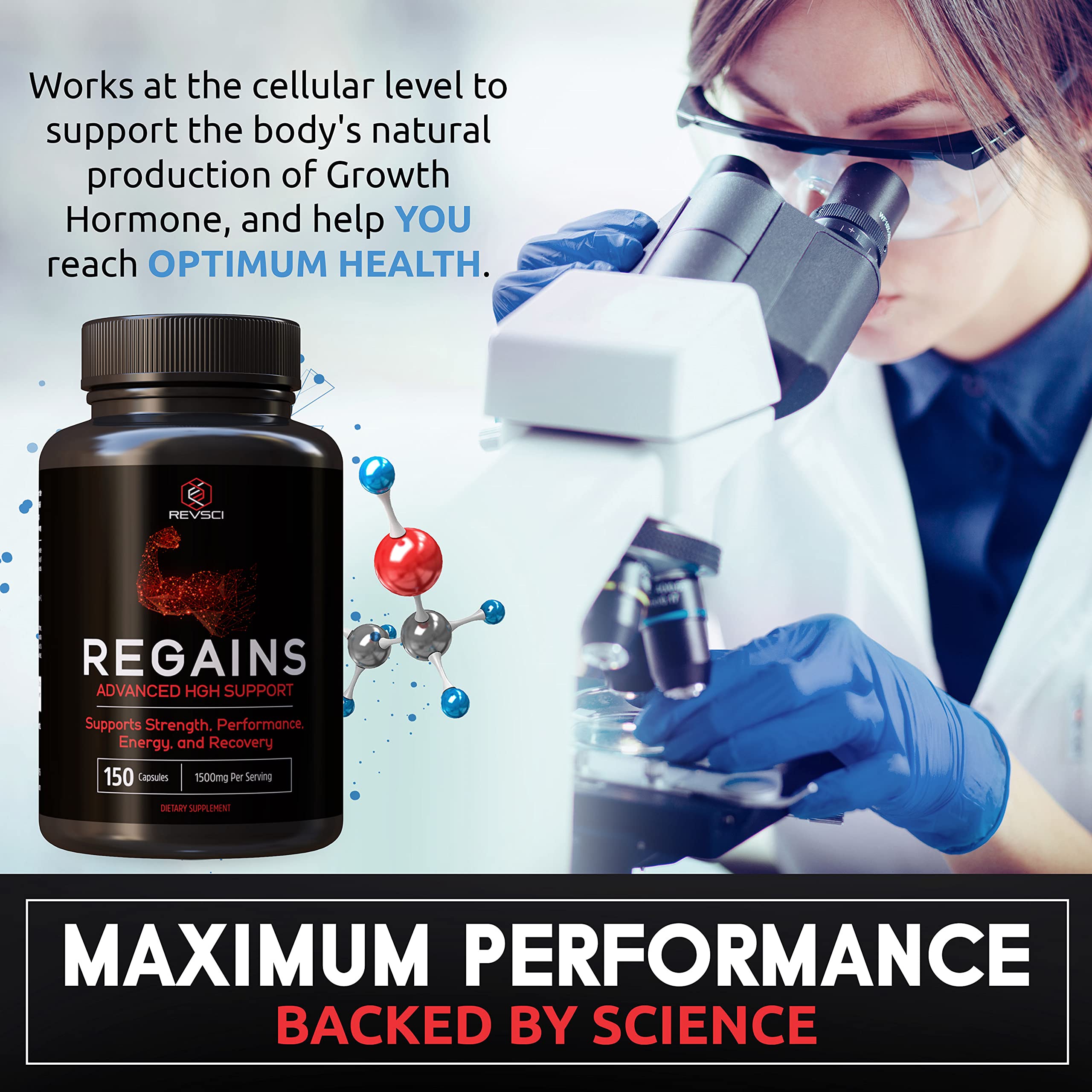Revolution Science Regains men use—capsules for strength and recovery
