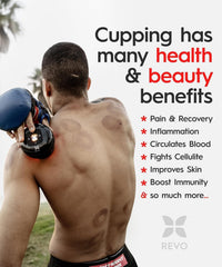 REVOMADIC REVO dynamic suction massage targets knots and muscle soreness for targeted relief.