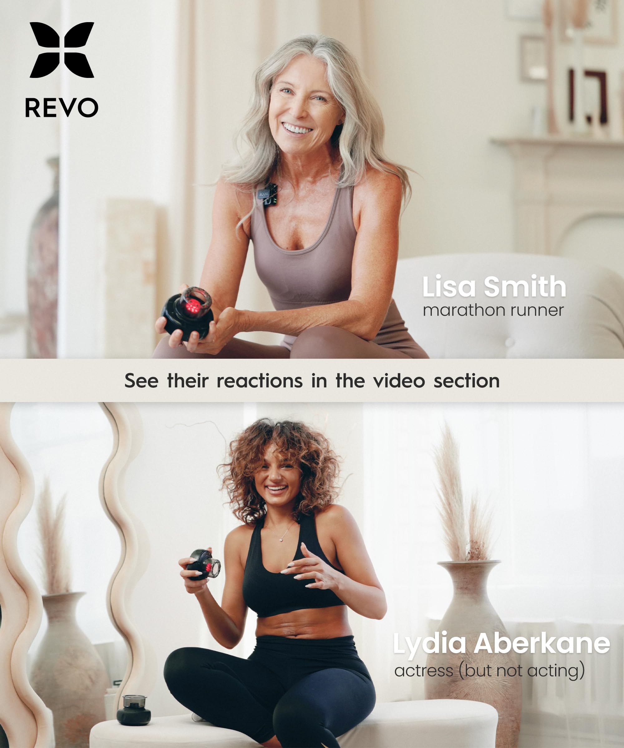 REVOMADIC REVO dynamic suction supports circulation and a refreshed feeling after use.