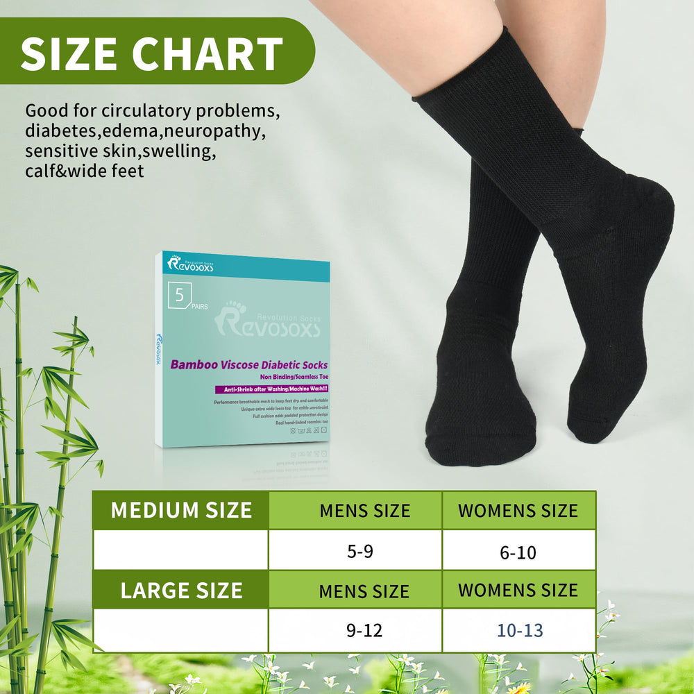 Revosoxs bamboo-viscose blend keeps feet dry and breathable.