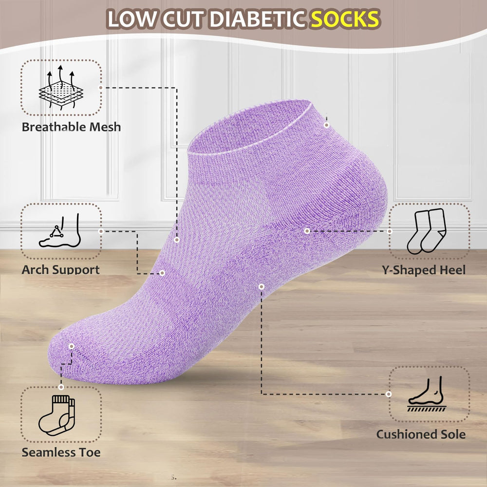 Revosoxs diabetic socks easy-care, machine washable fabric.