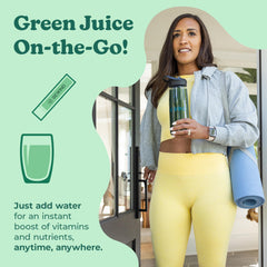 Rewind vegan, natural-flavor greens powder delivers pure taste without fillers.