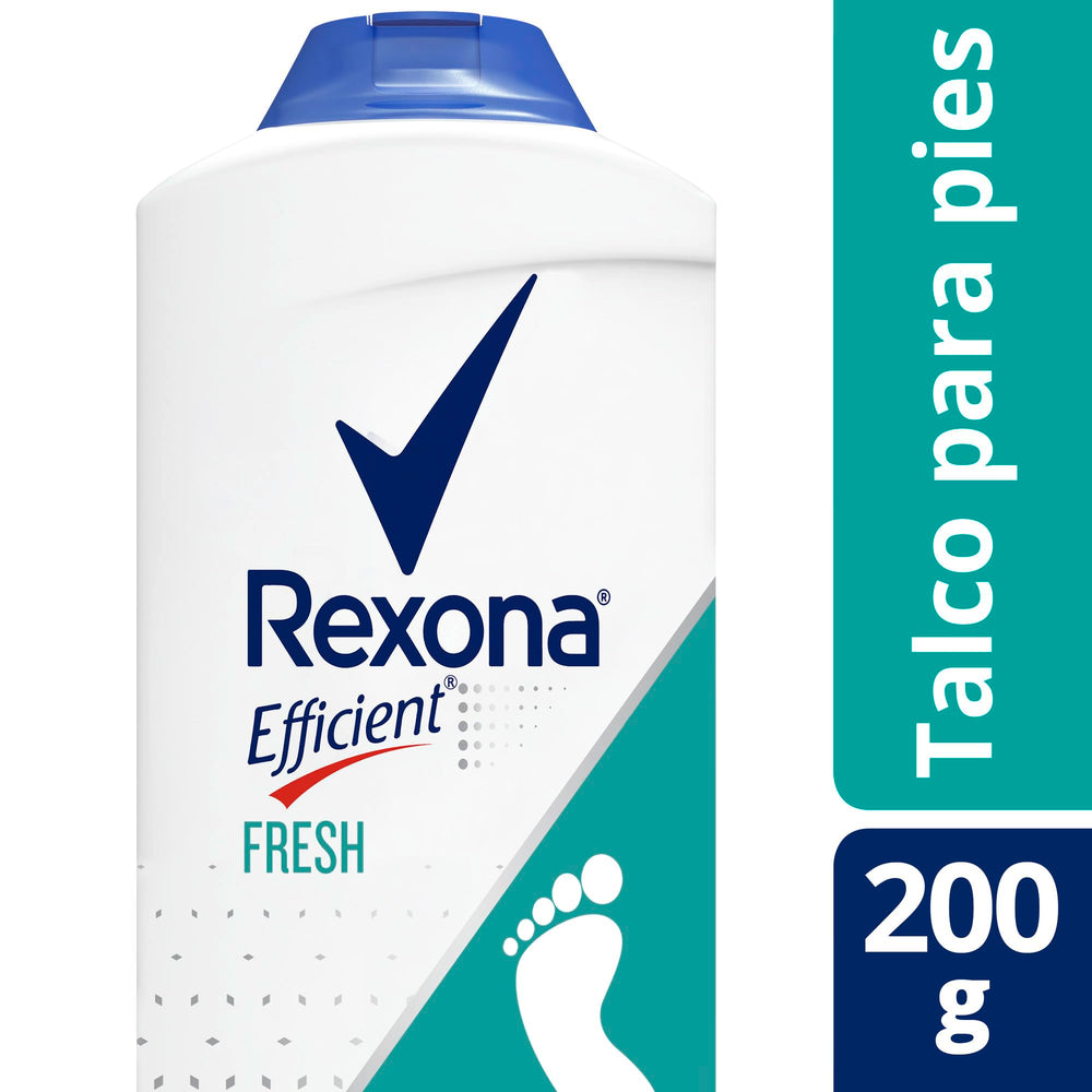 Rexona foot powder zinc oxide, anti-odor formula kept feet dry.