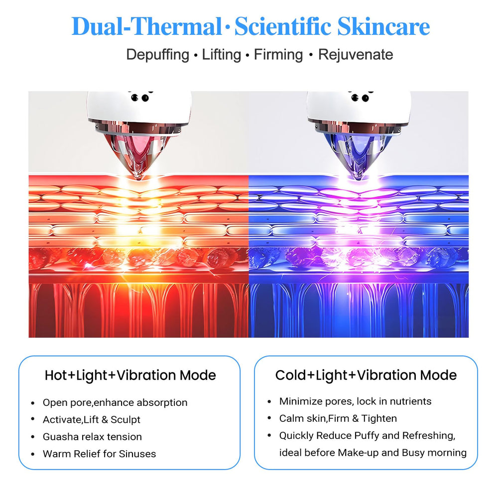 RFVDC contour-hugging metal head following jawline and neck contours.