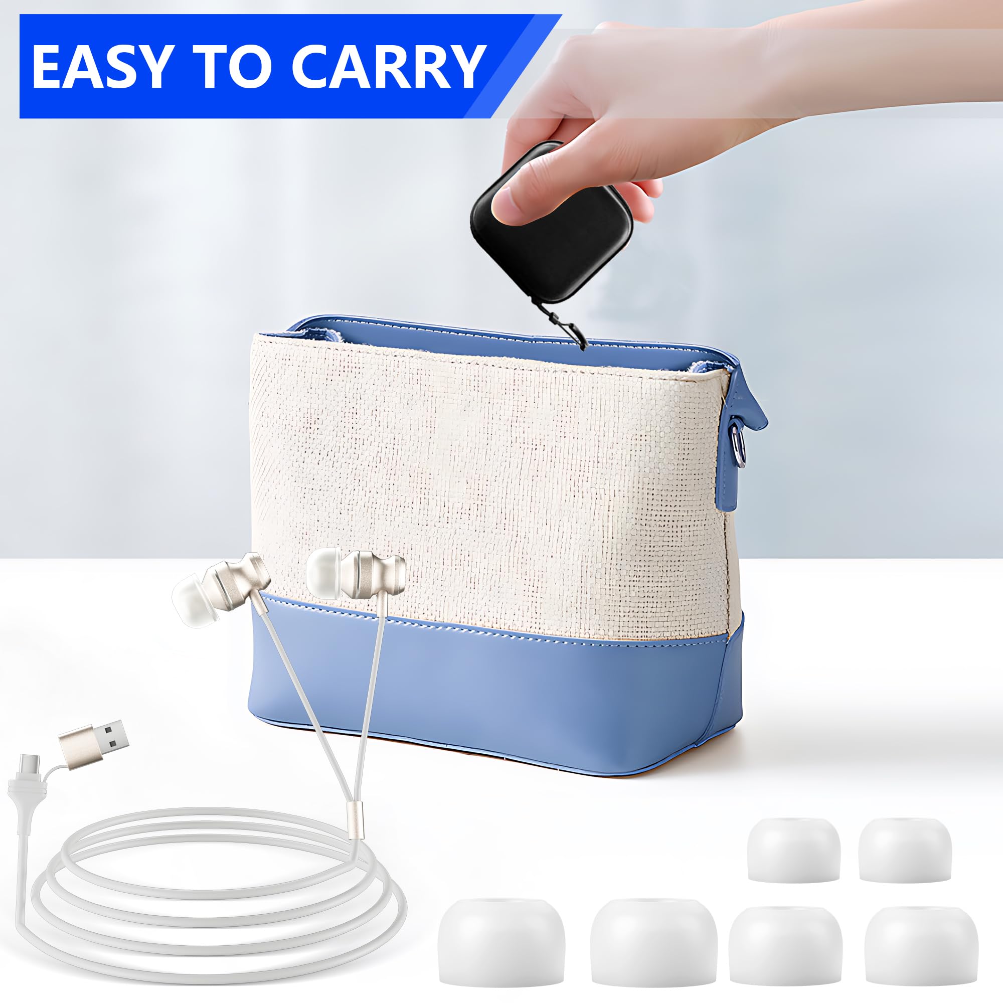 RFVDC silvery finish ear therapy device adds a premium look to home use.