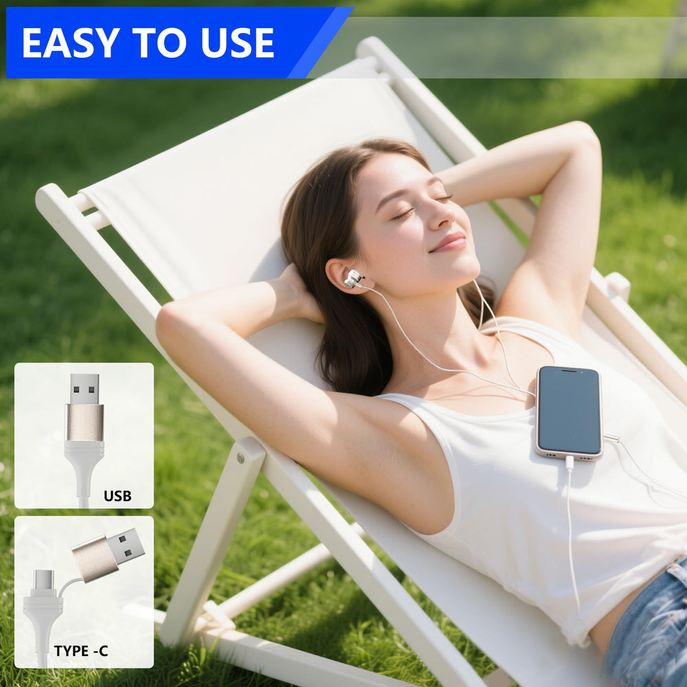 RFVDC travel-ready ear device for on-the-go use and daily care.