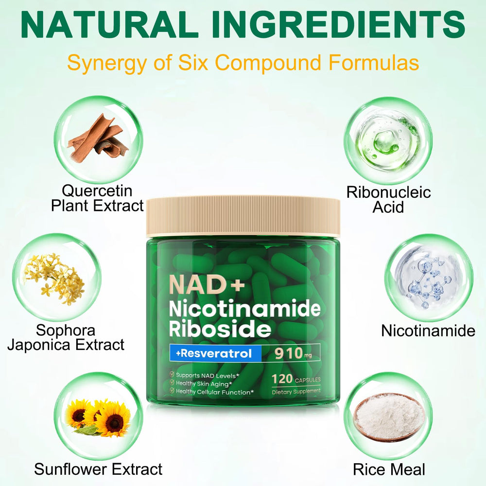 RHBESTOK NAD supplement packaging box signaling GMP quality and integrity