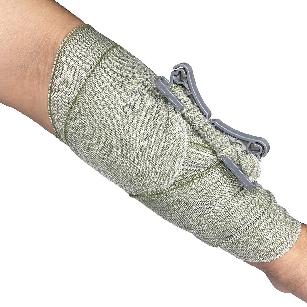 RHINO RESCUE bandage secure closure shown for stable compression