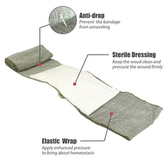 RHINO RESCUE bandage cotton pad close-up showing absorbent surface