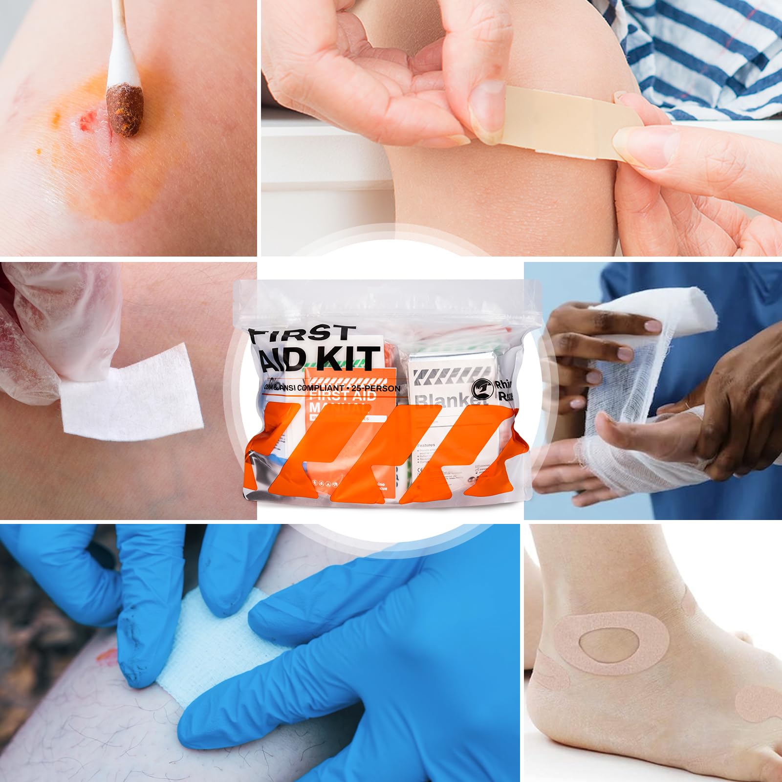 RHINO RESCUE emergency blanket refill adds warmth during quick incidents