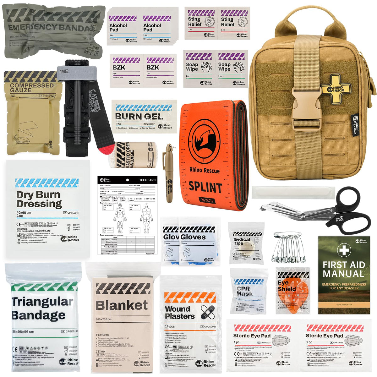 RHINO RESCUE IFAK tourniquet bag for quick access to trauma supplies