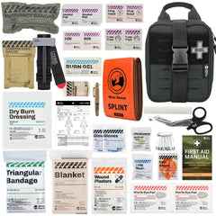 RHINO RESCUE IFAK tourniquet setup for rapid wound control in the field