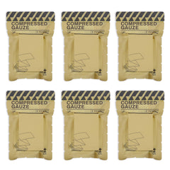 RHINO RESCUE sterile compressed gauze pack for quick wound dressing in emergencies.