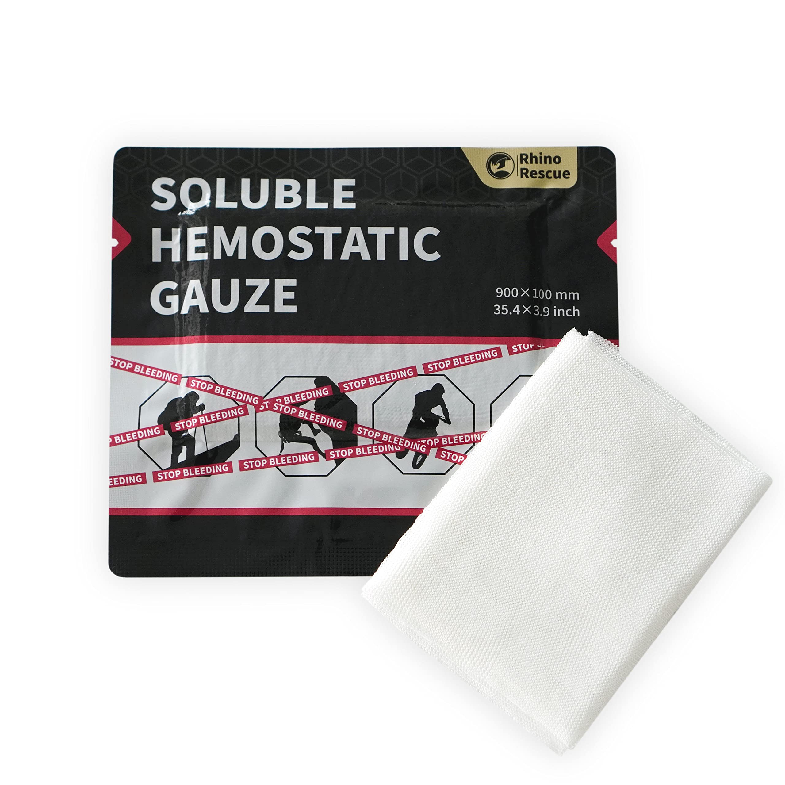 RHINO RESCUE wound care dressing in a first aid kit for emergency readiness
