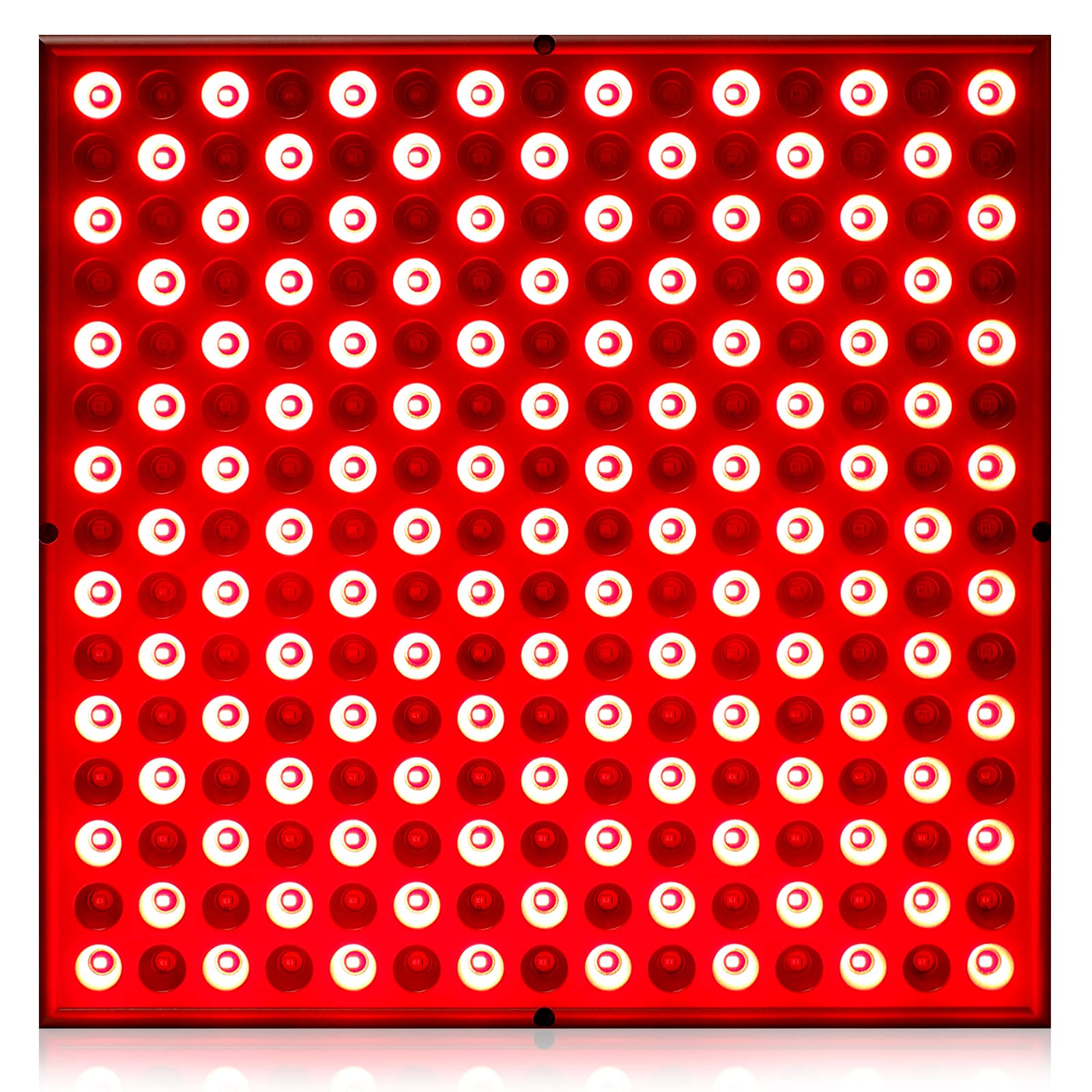 Rhmip LED red light panel front view with 660nm and 850nm for skin vitality