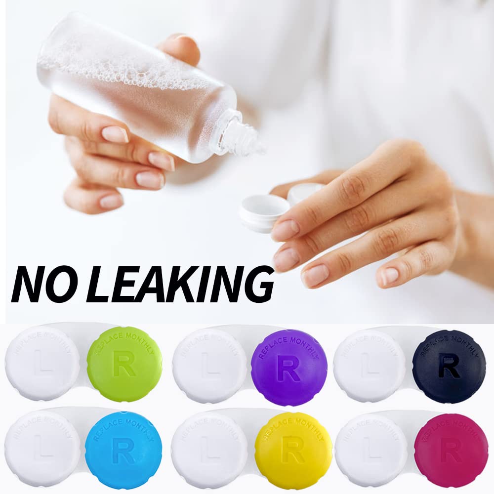 RHUI daily-use lens case set suitable for cosmetic lenses.