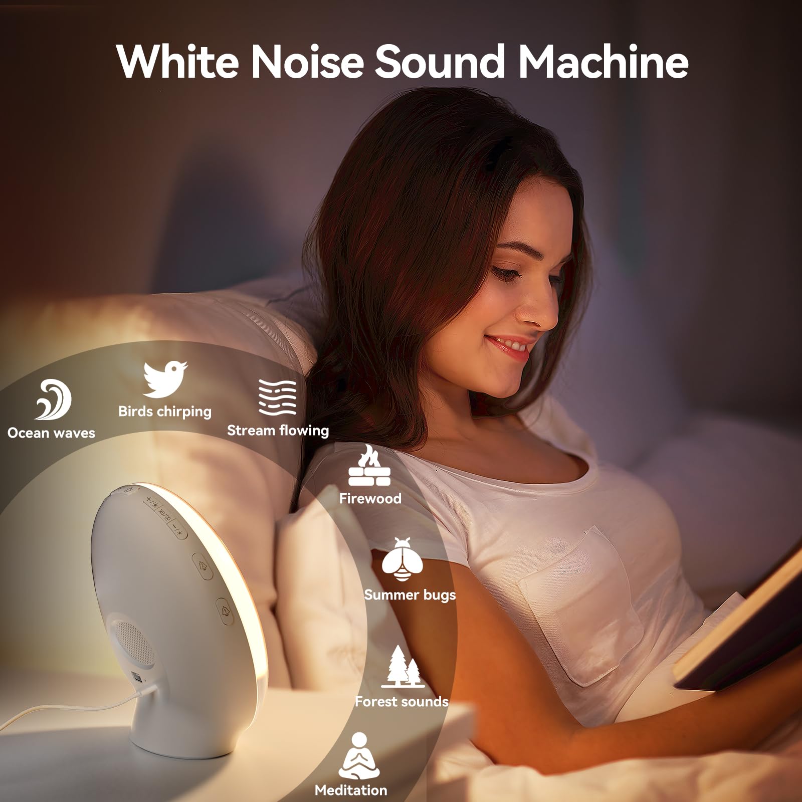 RICIAL dual alarms with snooze offer flexible wake times for couples