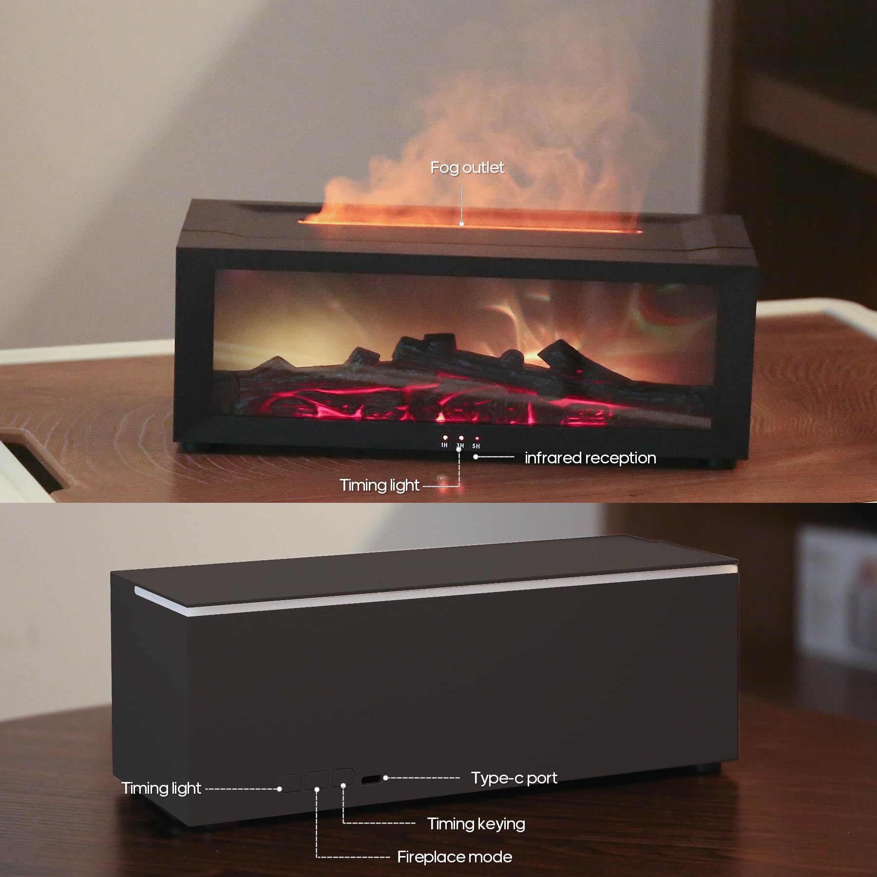 Rican diffuser made of durable PP material for safe placement