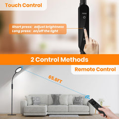 RICIAL lamp provides wide-illumination suitable for desks and living areas