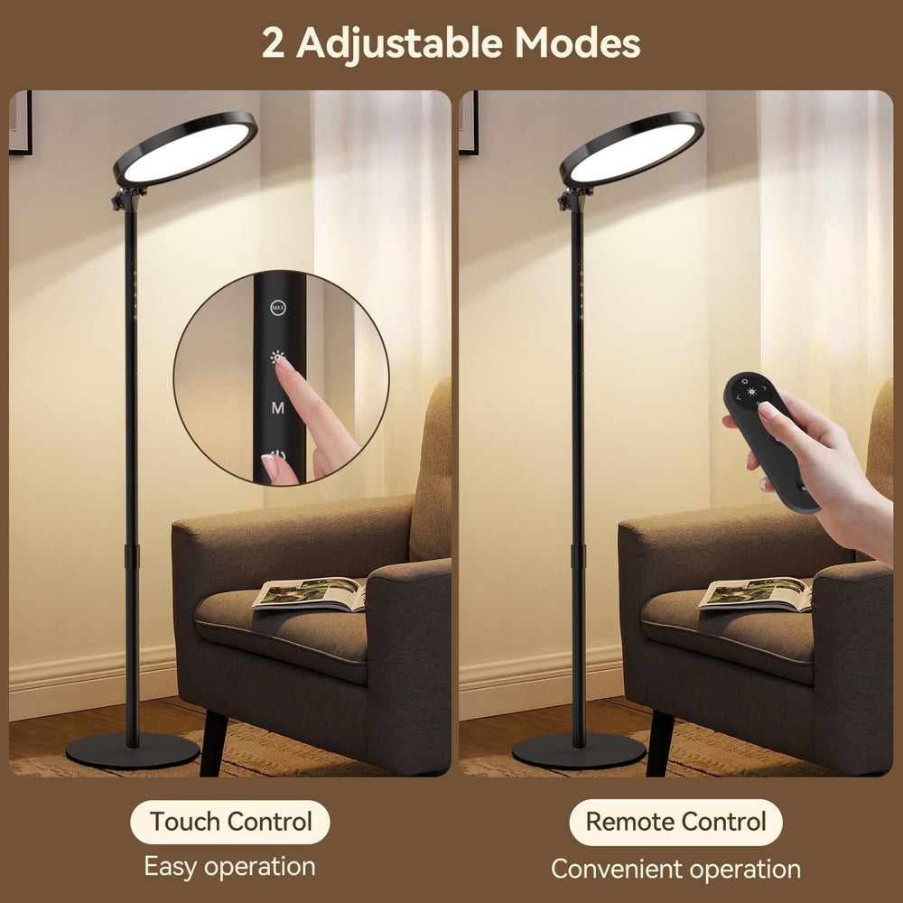 RICIAL height-adjustable stand for customized light placement