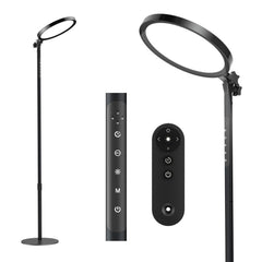RICIAL light therapy lamp with a 12-inch panel delivering broad, safe daylight benefits