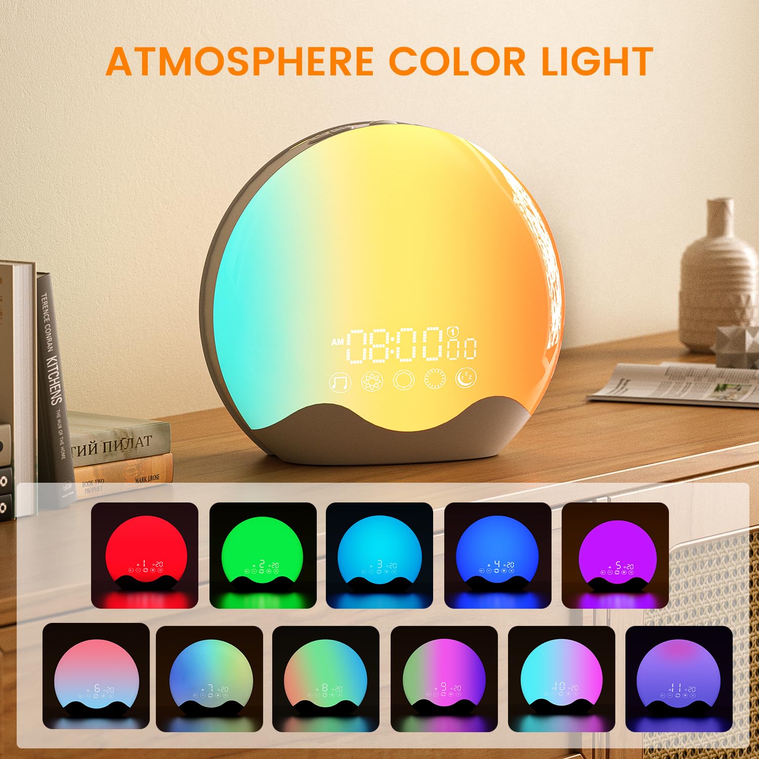 RICIAL lamp offering 4 color temperatures to suit any mood.