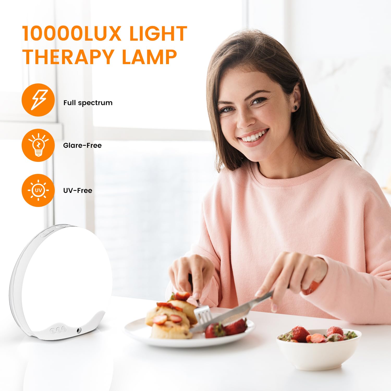 RICIAL dual alarm and snooze function helps families stay on schedule.