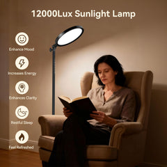 RICIAL sun lamp tiltable head for flexible angles and focused light