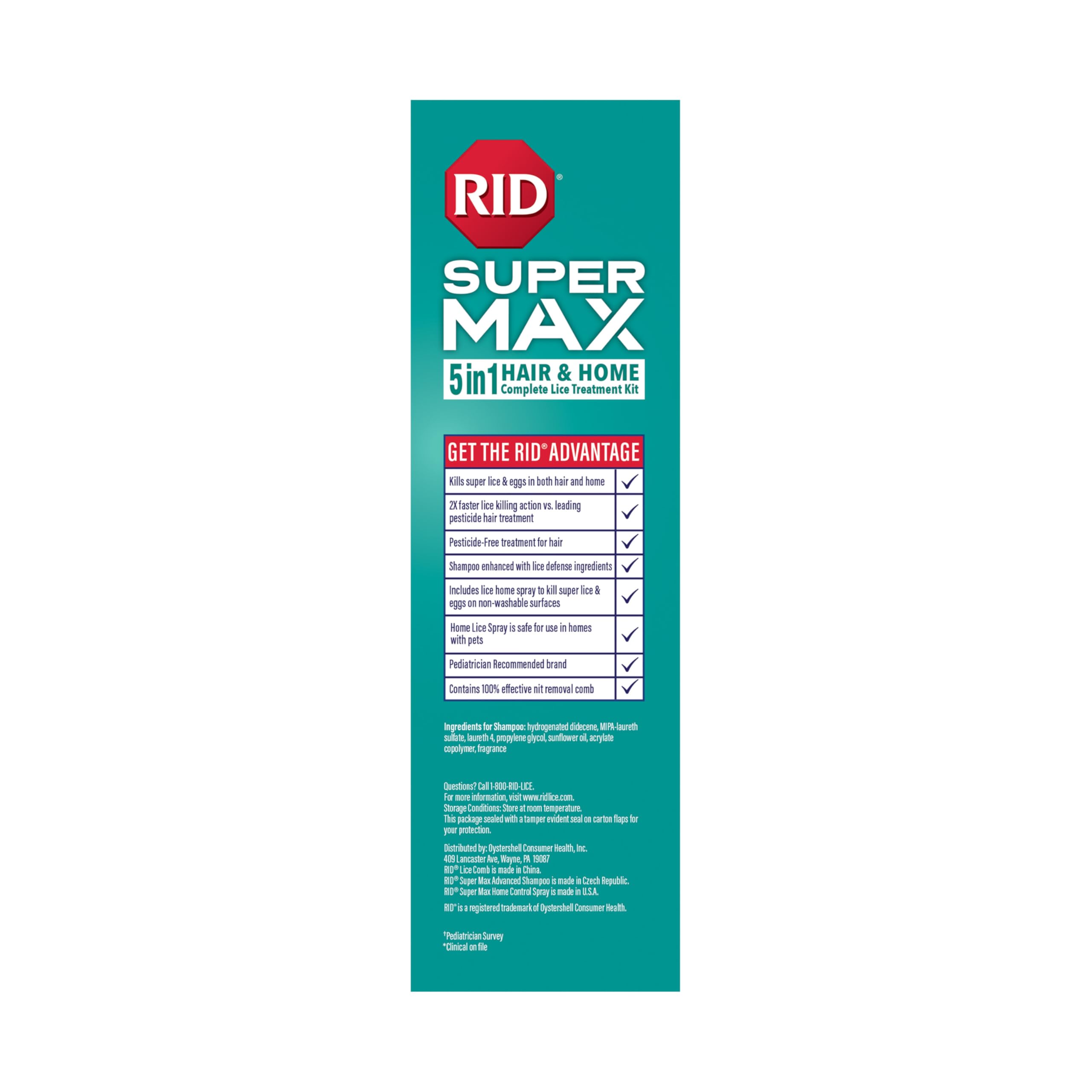 RID anti-lice defense ingredients helping prevent new lice for days