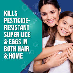 RID SUPER MAX kit components laid out for complete lice treatment routine