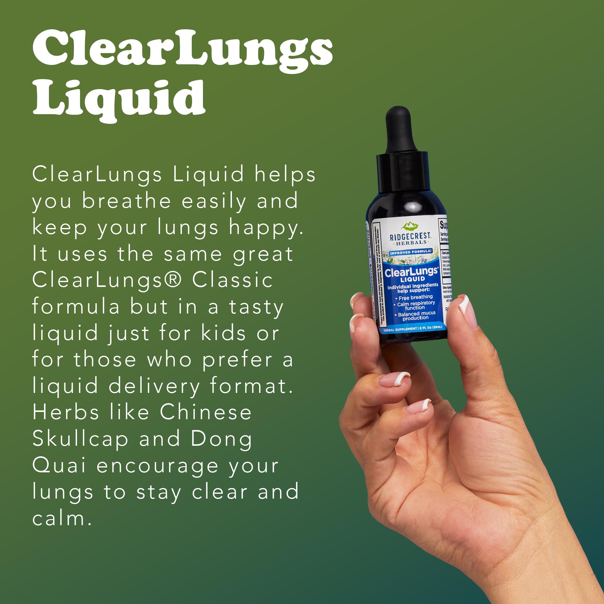 ClearLungs on a shelf suggesting year-round respiratory wellness support.