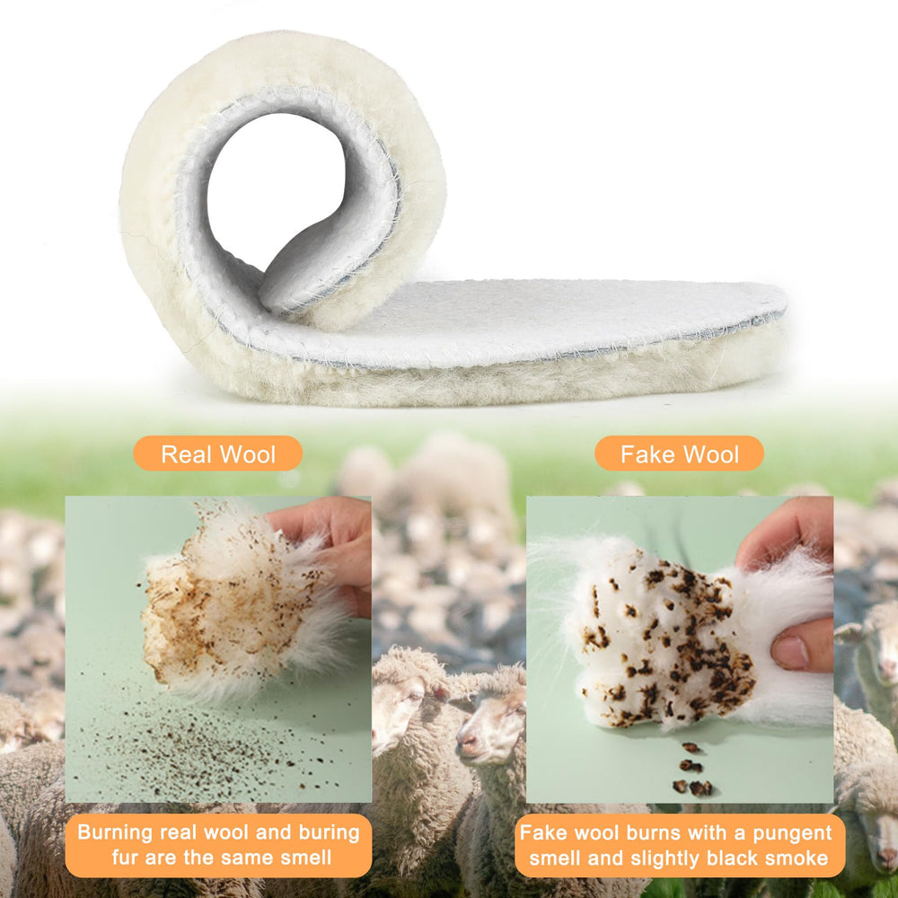 riemot no shedding stitching quality ensures durable fleece attachment to the sole.