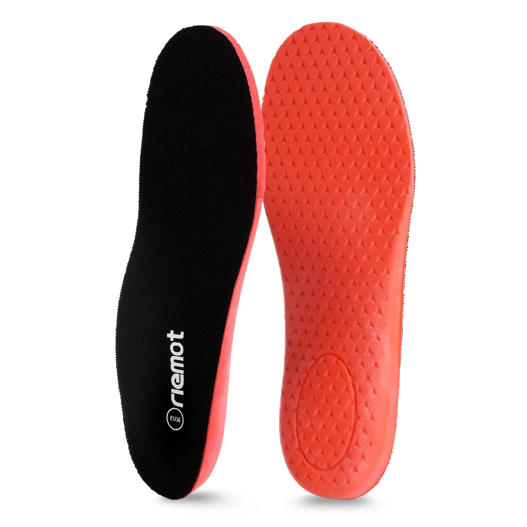 riemot Fitness Running Insoles showing arch support for steady, comfortable strides