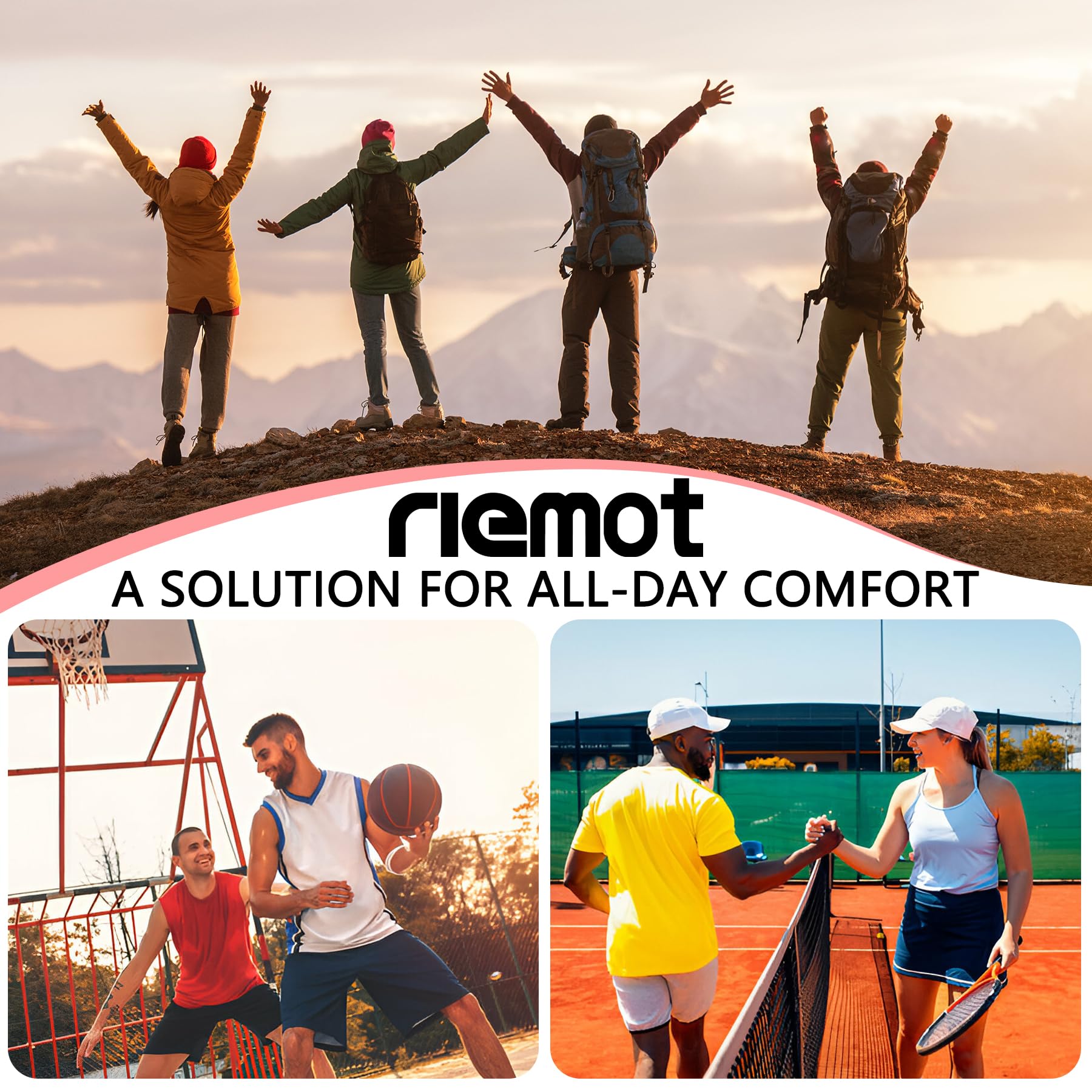 riemot insoles in use during activity offering sustained comfort