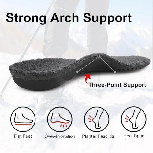 riemot women's arch support warm insoles - arch stabilization with TPU for better alignment