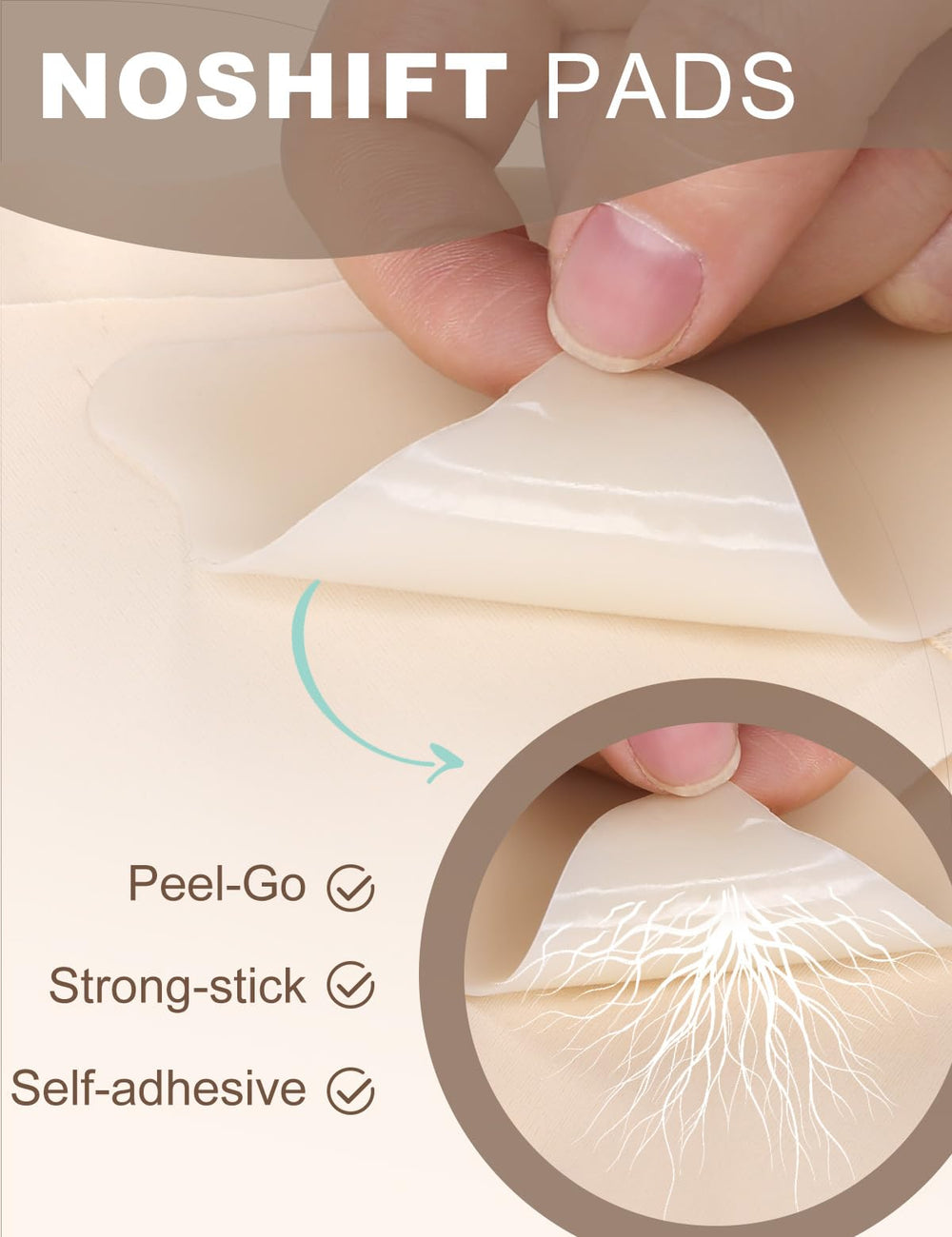 RIFAUM cameltoe concealer compact case included for on-the-go hygiene.