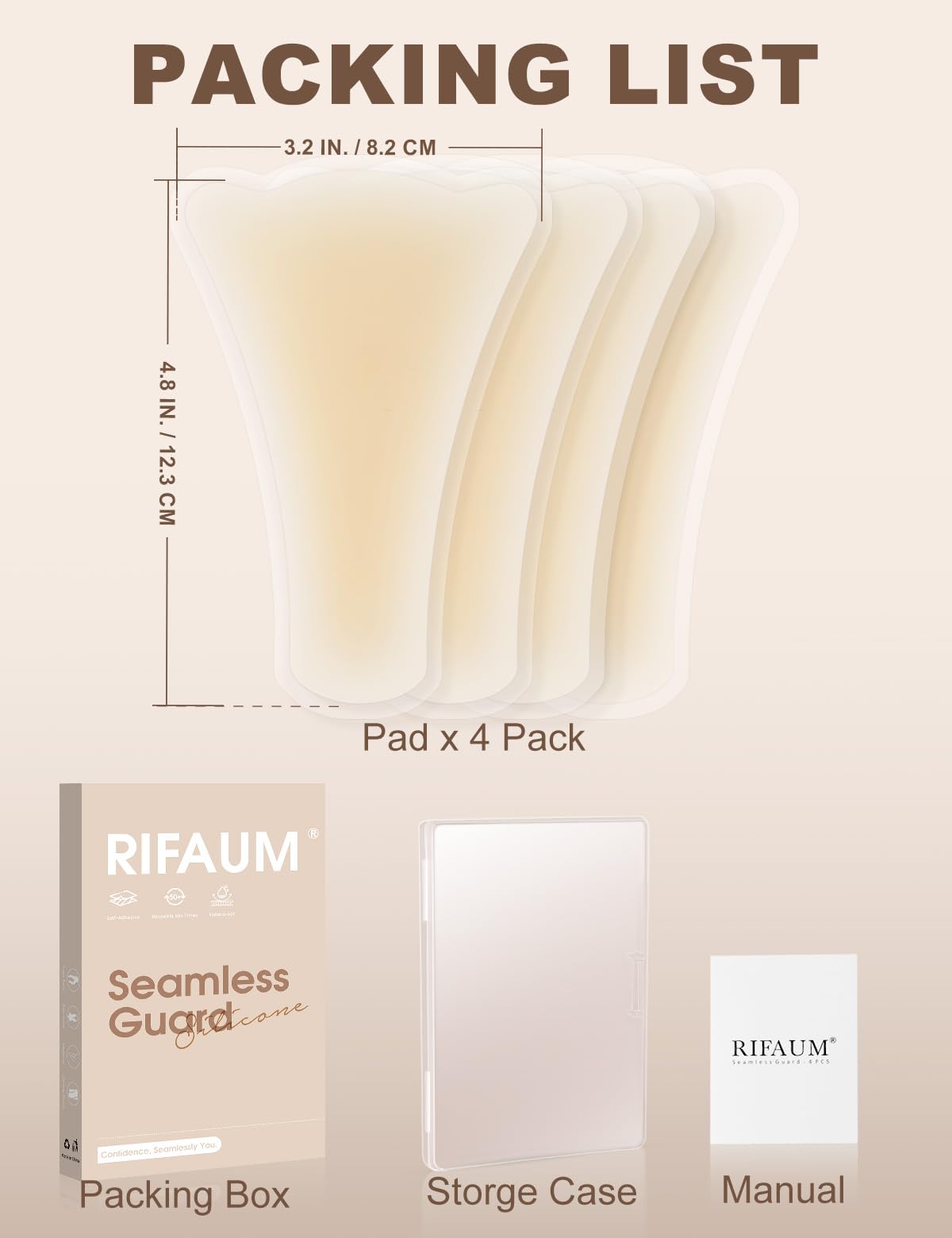 RIFAUM cameltoe concealer ready for swimwear with quick-dry option after beach days.