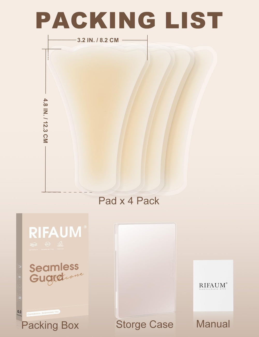 RIFAUM cameltoe concealer ready for swimwear with quick-dry option after beach days.
