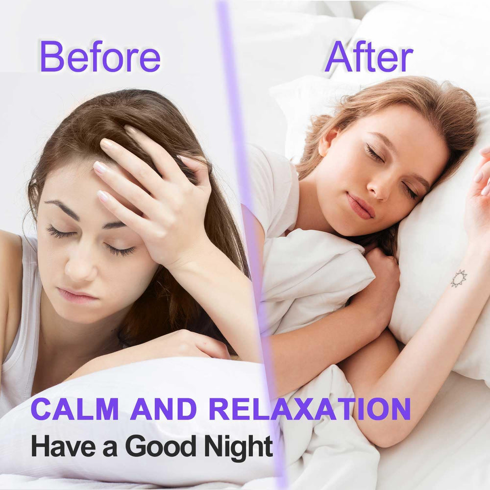 RIGBOO Magnesium Lotion applied to feet for nighttime relaxation.