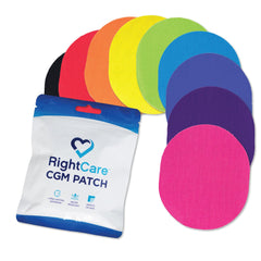 RightCare CGM Overpatches precut overpatch ready to apply for secure sensor grip during activities