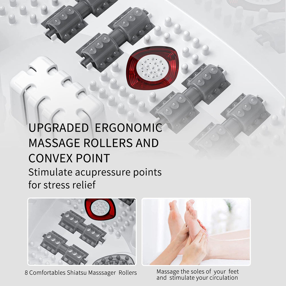 Rightmell foot spa supports epsom salt soaks for soothing feet.