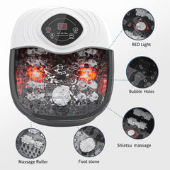 RIGHTMELL red light massage enhances relaxation during soaks.