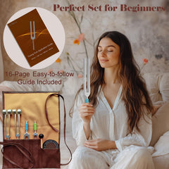 Rihveo tuning forks 136-1Hz for chakra balancing and meditation sessions.