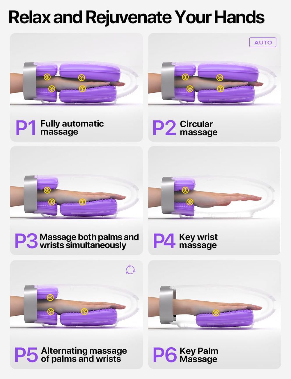Battery life up to 170 minutes on low setting for extended use.
