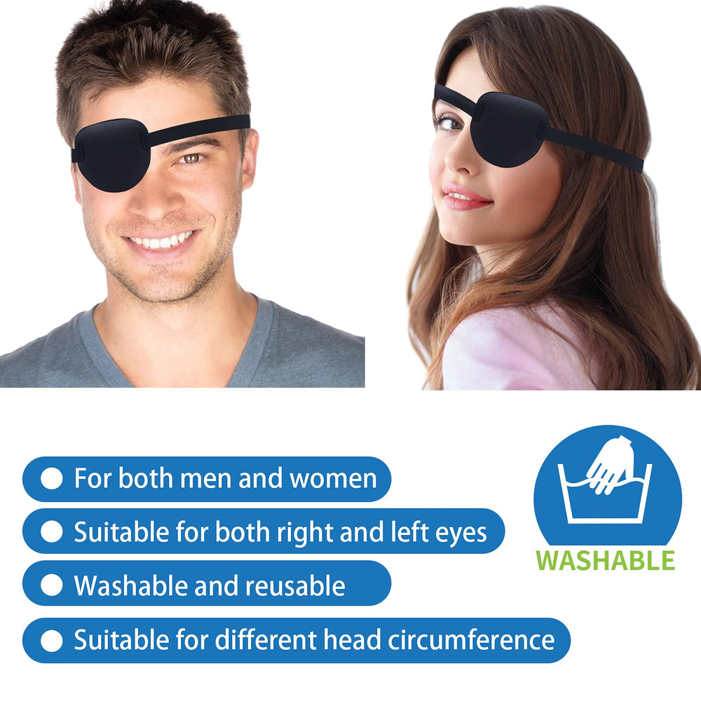 RIKEYO full-coverage eye patch blocks light for focused use
