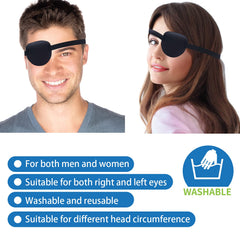RIKEYO full-coverage eye patch blocks light for focused use