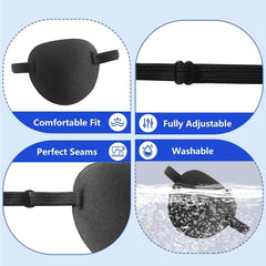 RIKEYO gray eye patch for versatile everyday use.